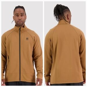 Mons Royale Nevis Wool Fleece Jacket Men's Brown Size M